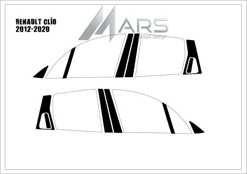 Renault Clio 2012-2020 Kapı Direk Kaplama