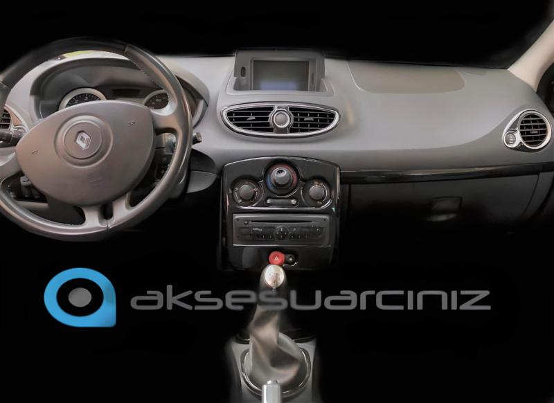 Аналоговый кондиционер Renault Clio 3 Piano с черным покрытием 2005-2012 гг., 