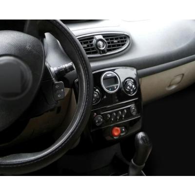 Renault Clio 3 Piano Black Coated Digital Air Conditioner 2005-2012 9 Pieces