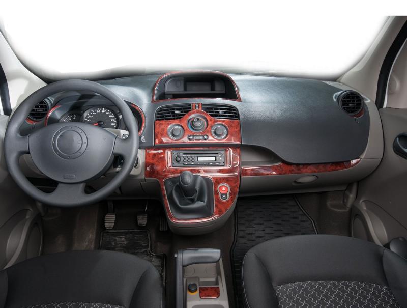 Renault Kangoo  Konsol-Torpido Kaplama  (Analog Klima )2008-2013 14 Parça