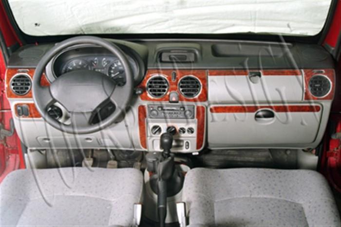 Консоль Renault Kangoo Kubicstar, шпон красного дерева 1998-2008 гг., 10 шт.