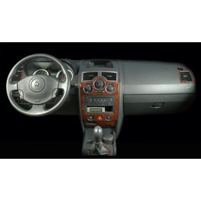 Renault Megane 2 ANALOG KLİMA  Konsol-Torpido Kaplama 2003-2009 17 Parça