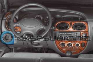 Renault Megane Konsol-Torpido Kaplama 1996-1999 13 Parça