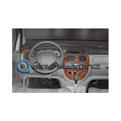Renault Megane Scenic Konsol-Torpido Kaplama 1999-2003 19 Parça