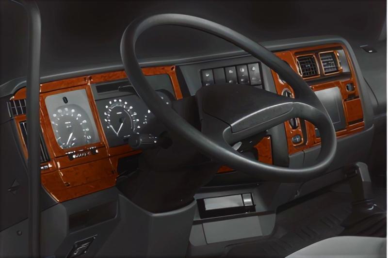 Renault Premium Midlum Console-Mahogany Veneer 1996-2001 27 Pieces