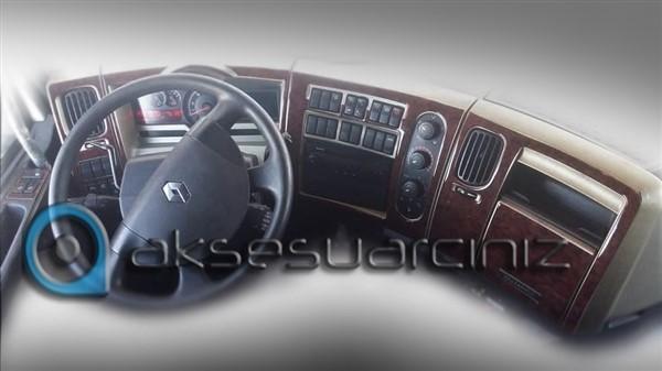 Renault Premium Midlum Console-Mahogany Veneer 2005 12 Pieces