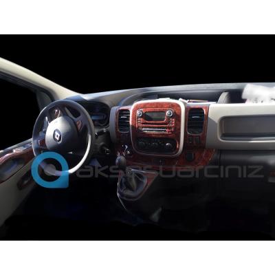 Консоль Renault Trafic Vivaro шпон красного дерева 2015 30 шт.