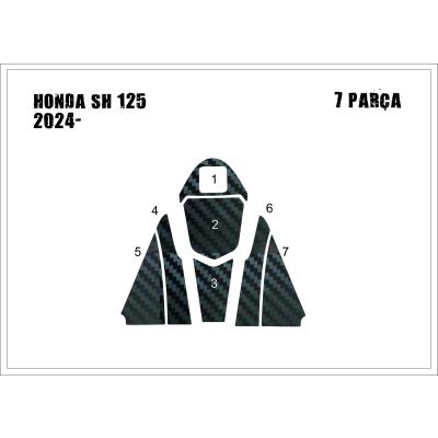 SH 125 2024- Tank Pad Kaplama