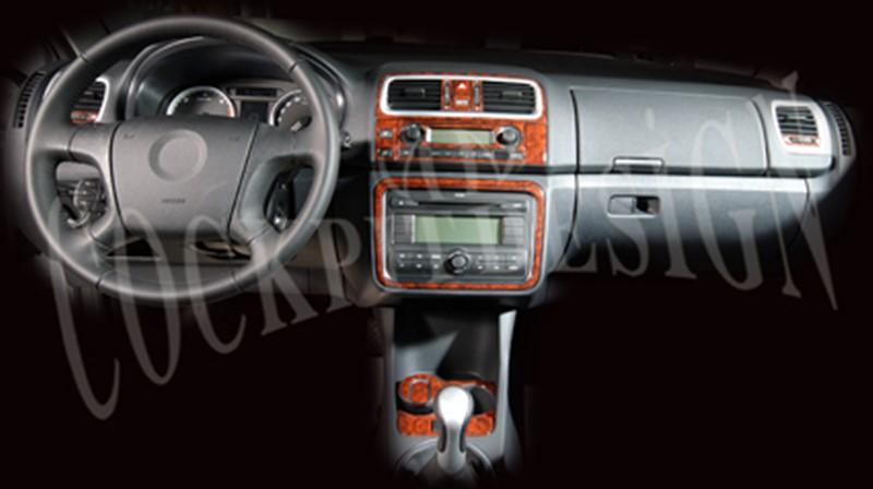 Skoda Fabia - Консоль Roomster, шпон красного дерева 2006 г., 20 шт.