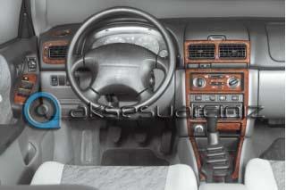 Консоль Subaru Forester шпон красного дерева 1997-2007 гг. 13 шт.