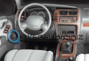 Suzuki Grand Vitara 4X4 Konsol-Torpido Kaplama 1998-2005 16 Parça