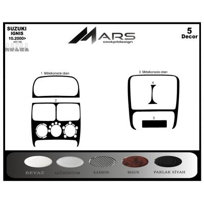 Suzuki ignis Konsol-Torpido Kaplama 2000-2003 5 Parça