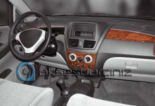 Консоль Suzuki Liana, шпон красного дерева 2001-2003 гг., 6 шт.
