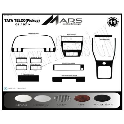 Консоль Tata Telco, шпон красного дерева, 1997 г., 11 шт.