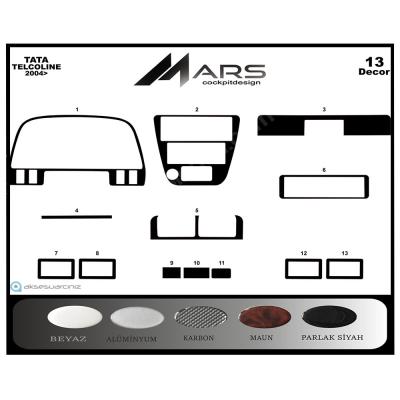 Консоль Tata Telcoline 4X4, шпон красного дерева, 2004 г., 13 шт.