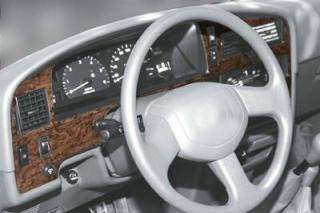 Toyota 4 Runner Console-Mahogany Veneer 1989-1996 9 Pieces
