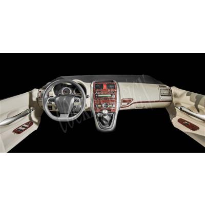 Консоль Toyota Auris шпон красного дерева 2008 21 шт.