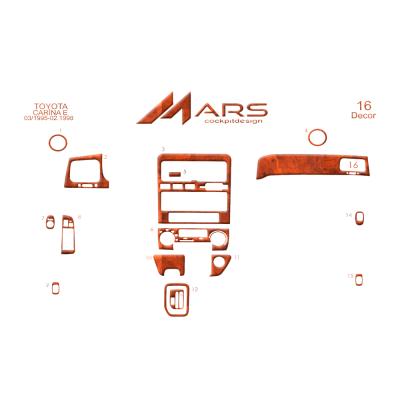 Toyota Carina 1995-1998 Konsol-Torpido Kaplama 16 Parça