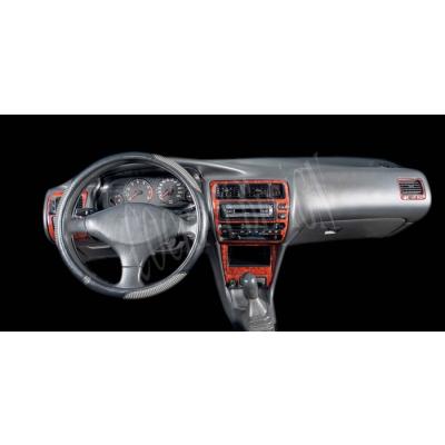 Консоль Toyota Corolla шпон красного дерева 1992-1997 гг., 7 шт.