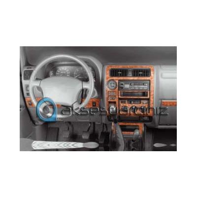 Консоль Toyota Prado шпон красного дерева 1997-2000 гг. 15 шт.