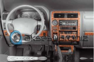 Toyota Prado Konsol-Torpido Kaplama 1997-2000 15 Parça