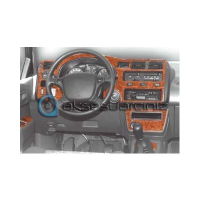 Консоль Toyota Rav 4 шпон красного дерева 1994-2000 гг. 13 шт.