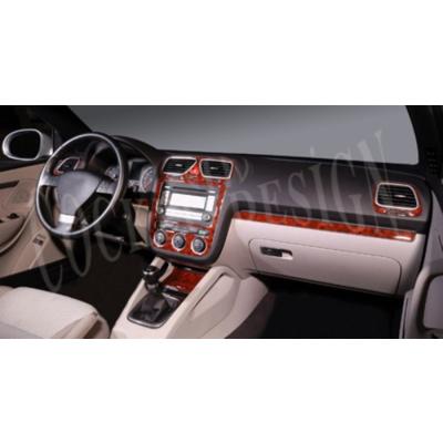 Консоль Volkswagen Eos, шпон красного дерева 2005-2010 гг., 9 шт.