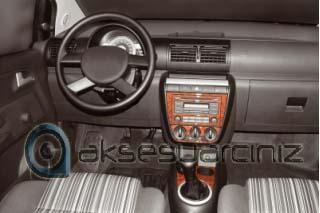 Volkswagen Fox Console-Mahogany Veneer 2005 9 Pieces