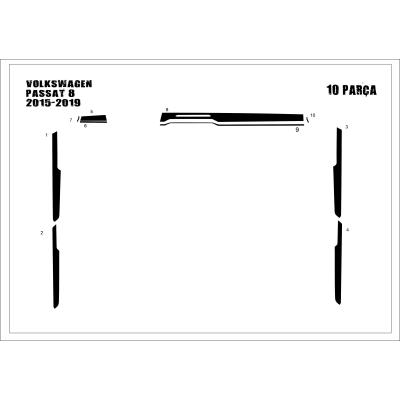 Volkswagen Passat B8 Konsol/Torpido Kaplaması 2015-2019