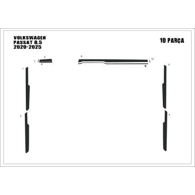 Volkswagen Passat B8,5 Konsol Torpido Kaplama 2020-