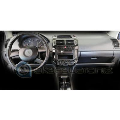 Volkswagen Polo Piano Черное покрытие 2001-2005 гг., 14 шт.