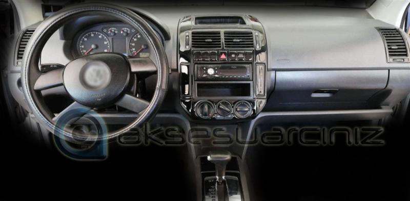 Volkswagen Polo Konsol-Torpido  Kaplama 2001-2005 14 Parça