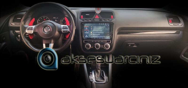 Консоль Volkswagen Scirocco-шпон красного дерева 2013 14 шт. (ЦИФРОВОЙ КОНДИЦИОНЕР)