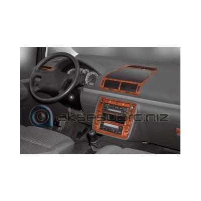 Volkswagen Sharan Console-Mahogany Veneer 2000-2009 24 Pieces