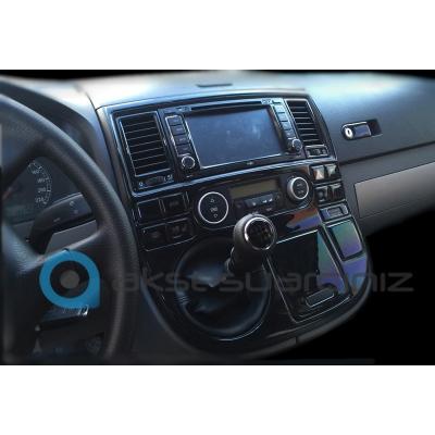 Volkswagen T5 Multivan Piano Black Kaplama 2003-2009 22 Parça