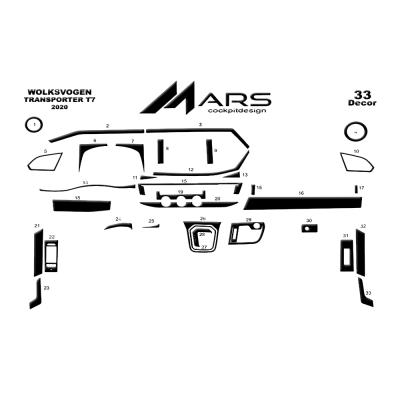 Volkswagen Transporter 2020- Обшивка консоли-торпеды