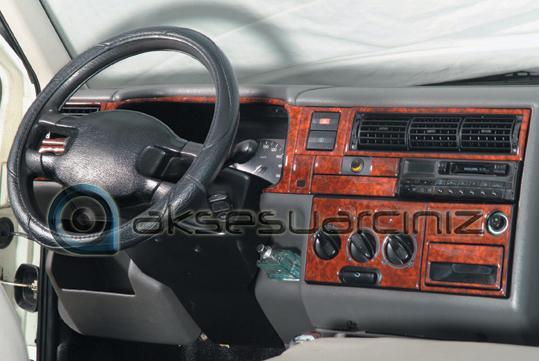 Консоль Volkswagen Transporter T4, шпон красного дерева 1996-1998 гг., 240 шт.
