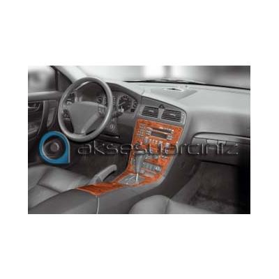 Volvo S60 Uyumlu Konsol-Torpido Kaplama 2000-2005 10 Parça