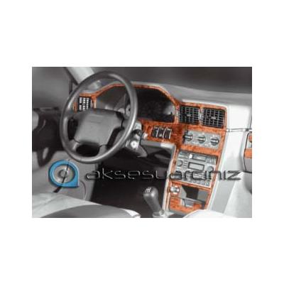 Volvo S90 / V90 Uyumlu Konsol-Torpido Kaplama 1996-1998 17 Parça