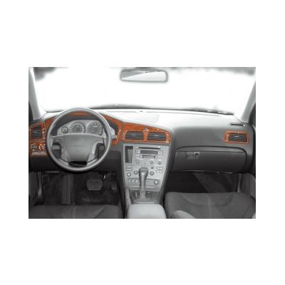 Volvo V70 Uyumlu Konsol-Torpido Kaplama 2000-2005 6 Parça