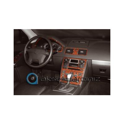 Volvo XC 90 Uyumlu Konsol-Torpido Kaplama 2002 13 Parça
