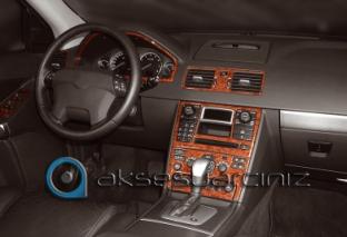 Volvo XC 90 Console-Console-Mahogany Veneer 2002 13 Pieces