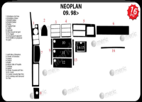 Neoplan Star Line TH 516 Maun Kaplama 1998 16 Parça