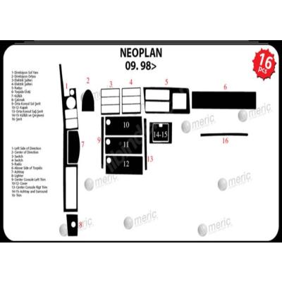 Neoplan Star Line TH 516 Konsol-Torpido Kaplama 1998 16 Parça