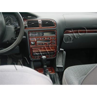 Peugeot 406 Console-Mahogany Veneer 1995-1999 21 Pieces