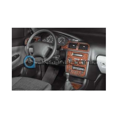 Peugeot 406 Console-Mahogany Veneer 1999-2005 13 Pieces