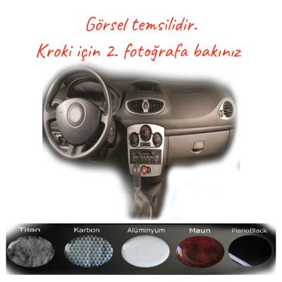 Renault Clio 3 Alüminyum Kaplama 2005-2012 9 Parça