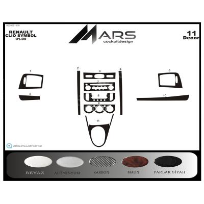 Renault Clio Symbol Konsol-Torpido Kaplama 2009-201 1 Parça