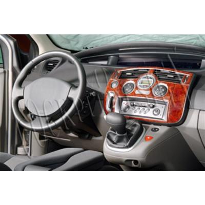 Renault Megane Scenic Console-Mahogany Veneer 2003-2010 7 Pieces