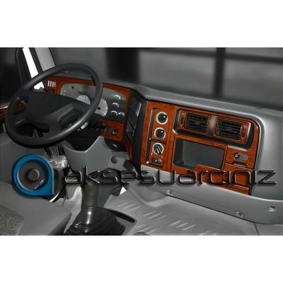 Renault Premium Midlum Console-Mahogany Veneer 2001-2005 25 Pieces